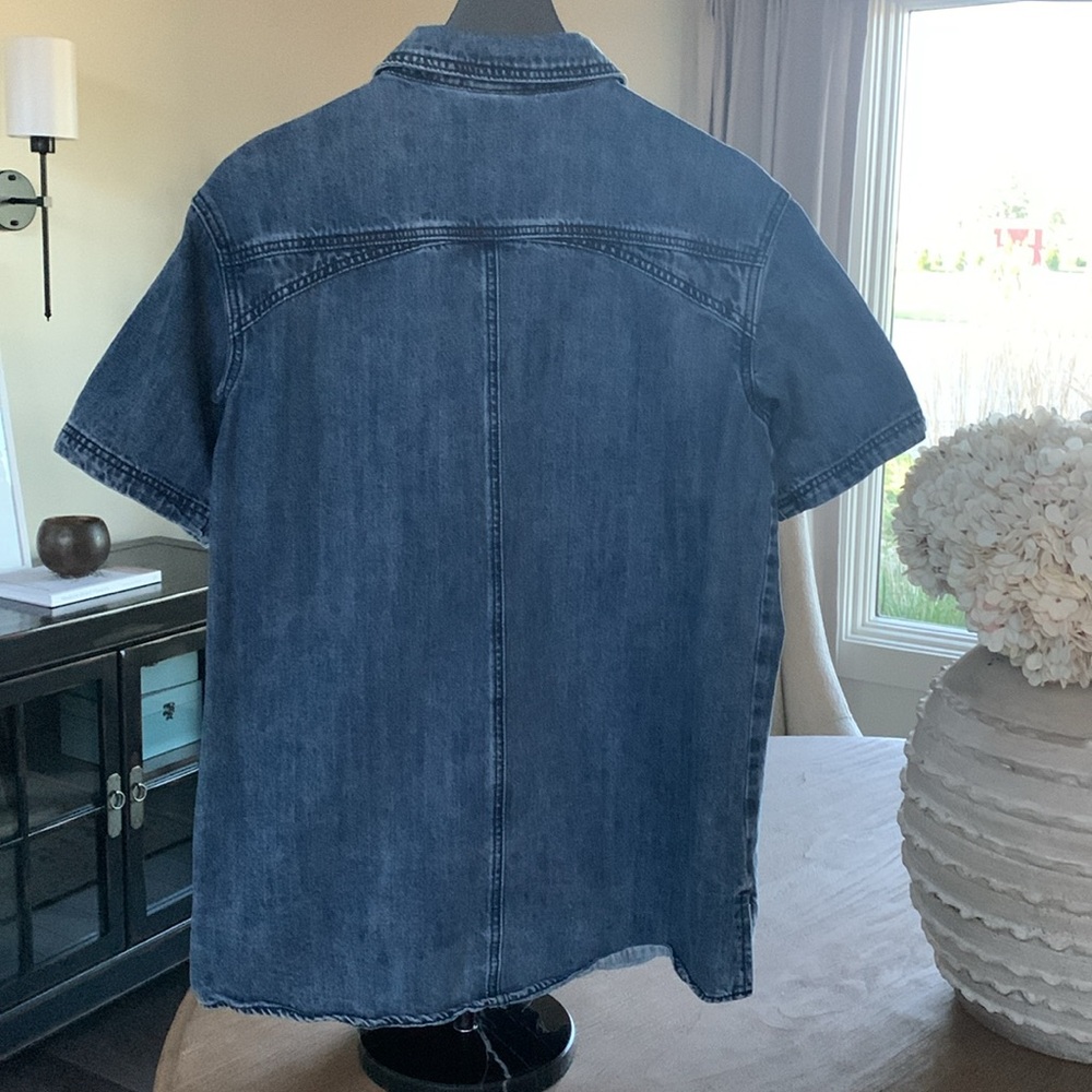 Denim Shacket - Picture 6 of 7